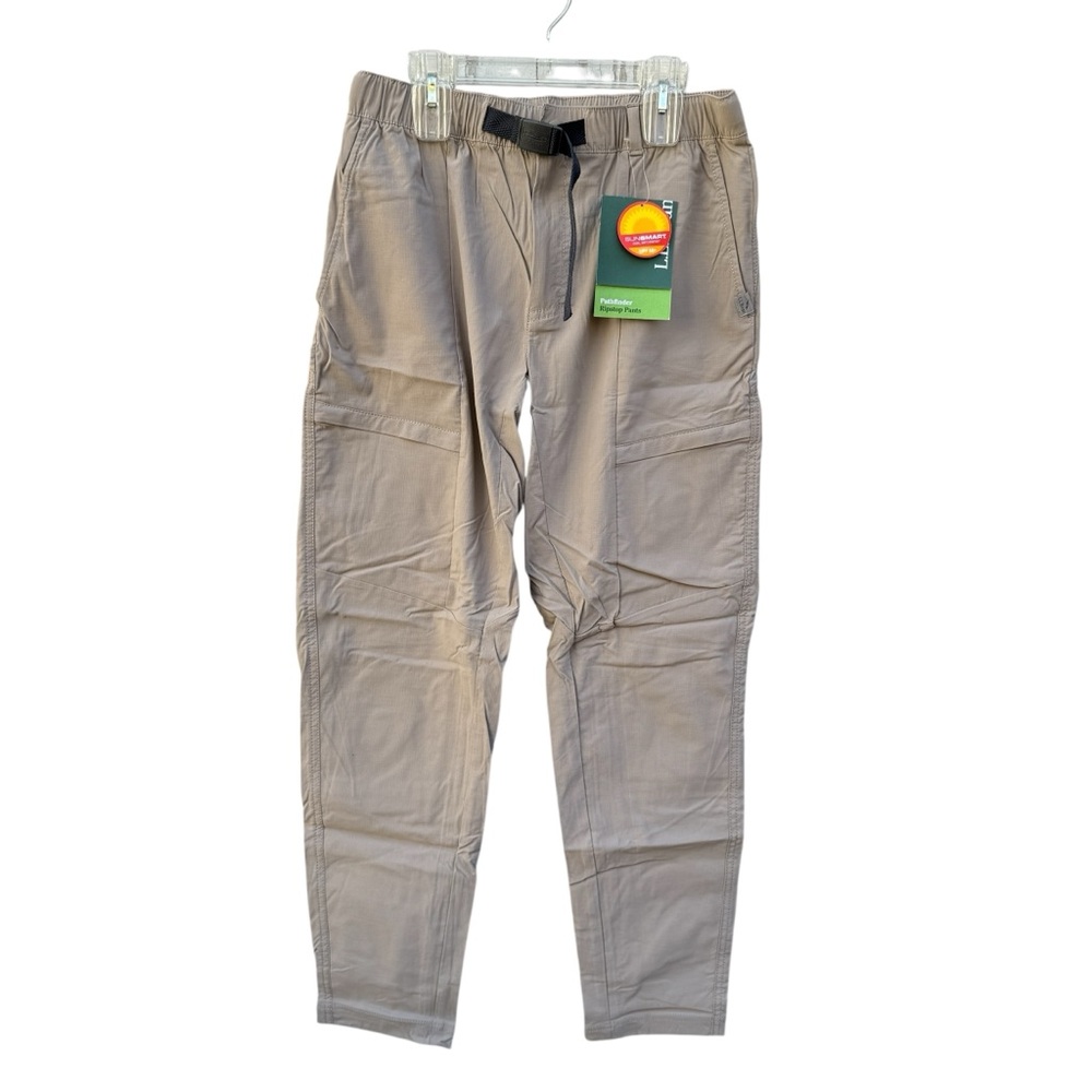 L.L. Bean Men's Tan Cargo Jogger Pants with Utility Pockets NWT